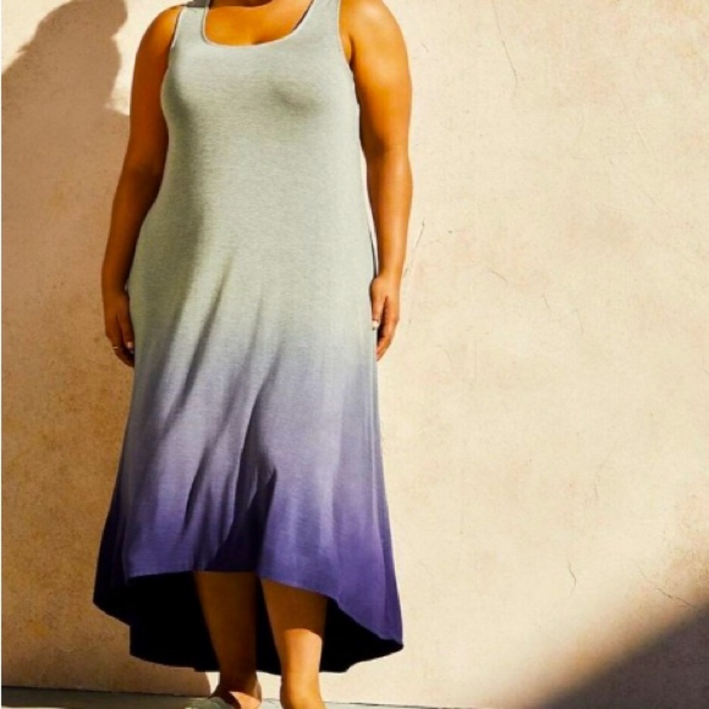 Torrid Tie Dye Maxi Dress High Low Size 1